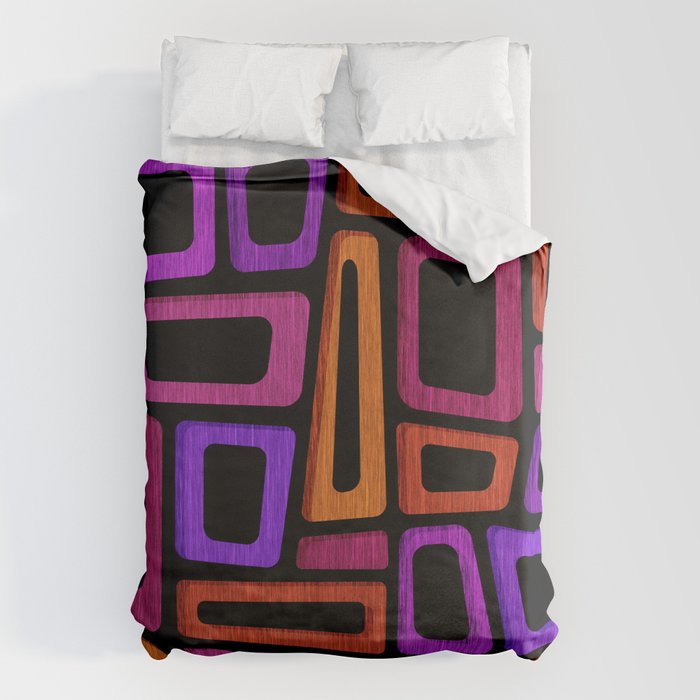 Palm Springs Modern Tiki Design Duvet Cover Gallery Image 6