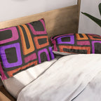 Palm Springs Modern Tiki Design Pillow Sham Gallery Image 2