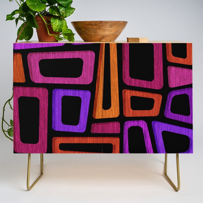 Palm Springs Modern Tiki Design Credenza Gallery Image 1