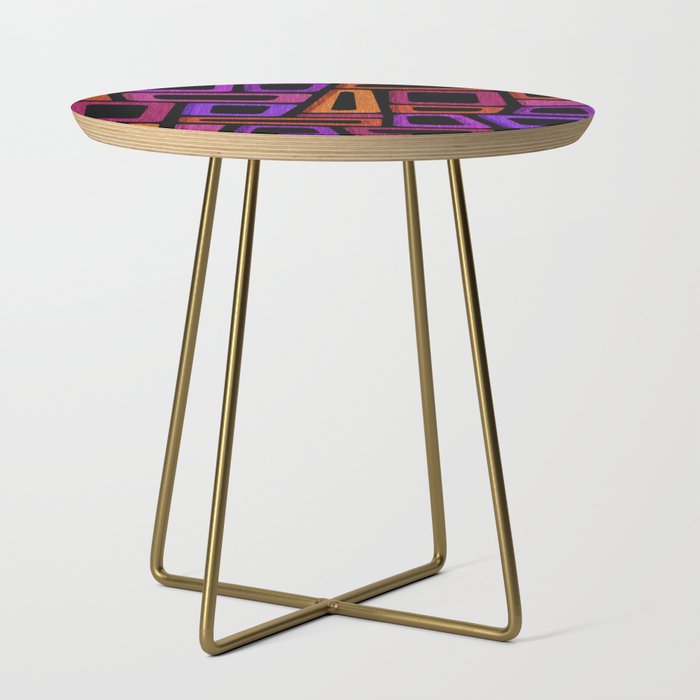 Palm Springs Modern Tiki Design Side Table Gallery Image 1