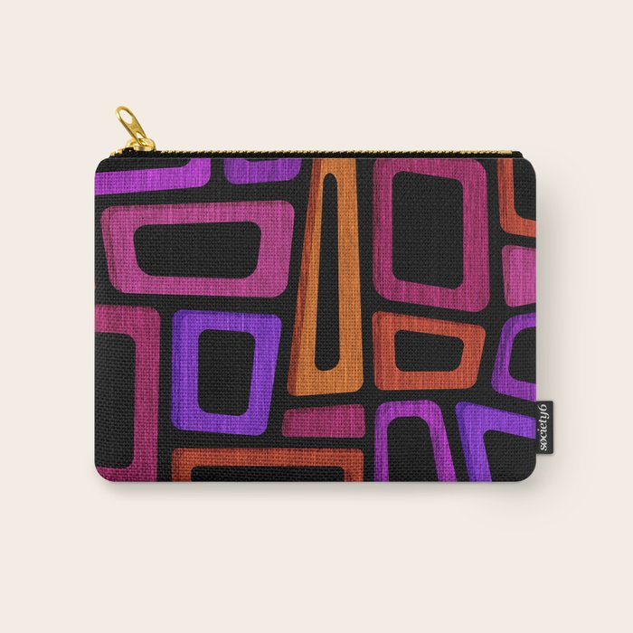 Palm Springs Modern Tiki Design Carry All Pouch Gallery Image 1