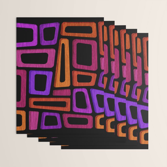 Palm Springs Modern Tiki Design Wrapping Paper Gallery Image 3