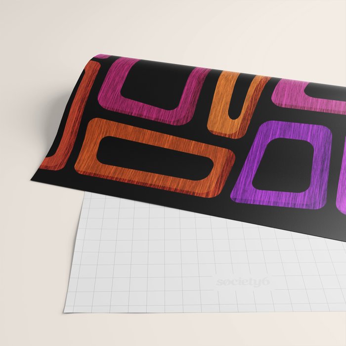 Palm Springs Modern Tiki Design Wrapping Paper Gallery Image 2