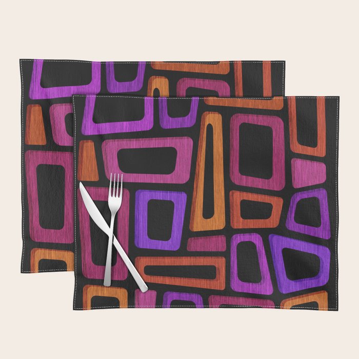 Palm Springs Modern Tiki Design Placemat Gallery Image 1