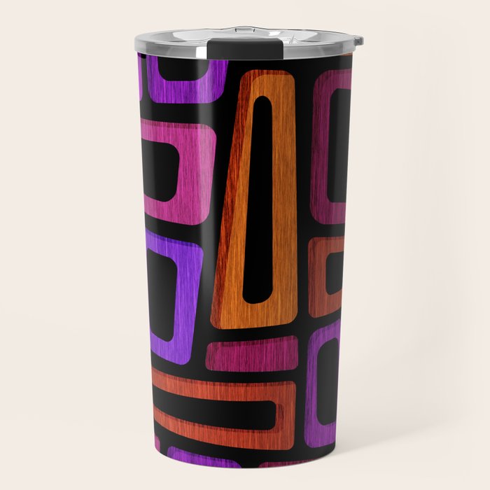 Palm Springs Modern Tiki Design Travel Mug Gallery Image 1