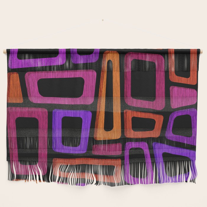 Palm Springs Modern Tiki Design Wall Hanging Gallery Image 1