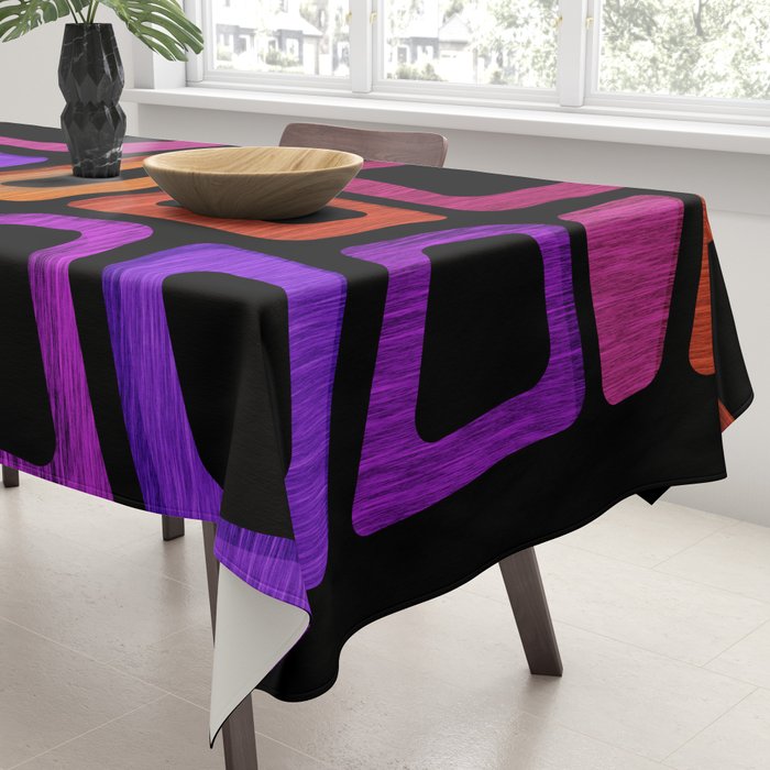 Palm Springs Modern Tiki Design Tablecloth Gallery Image 3