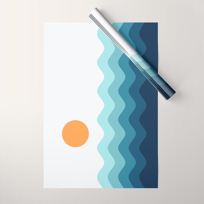 Abstract Landscape 14 Wrapping Paper Gallery Image 1