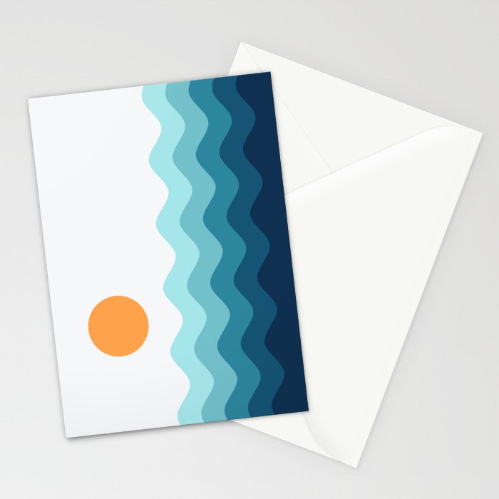 Abstract Landscape 14 Stationery Card Gallery Image 2