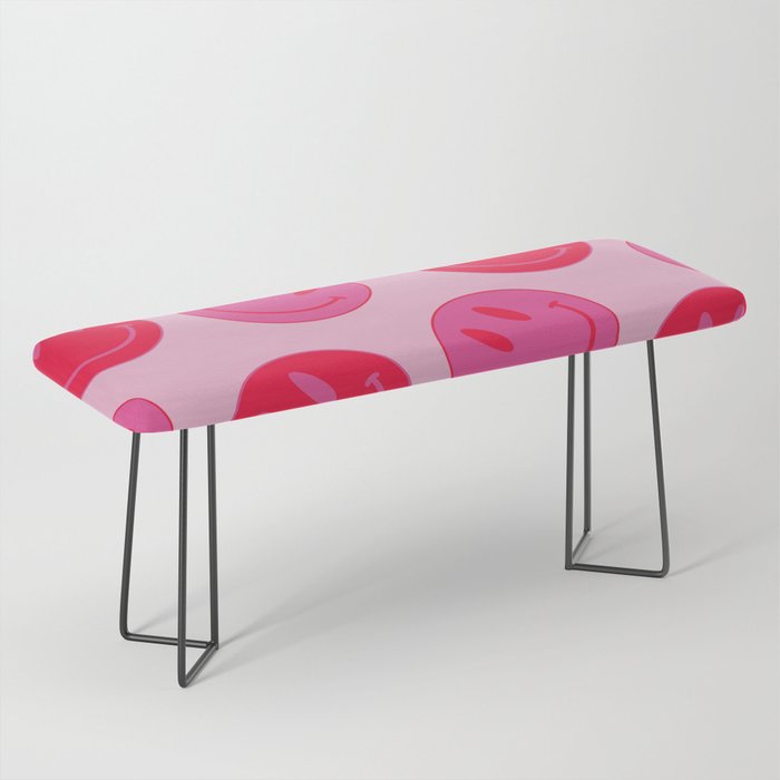Bold Smiley Face Poster -  Aesthetic Art and Home Decor Bench Gallery Image 1