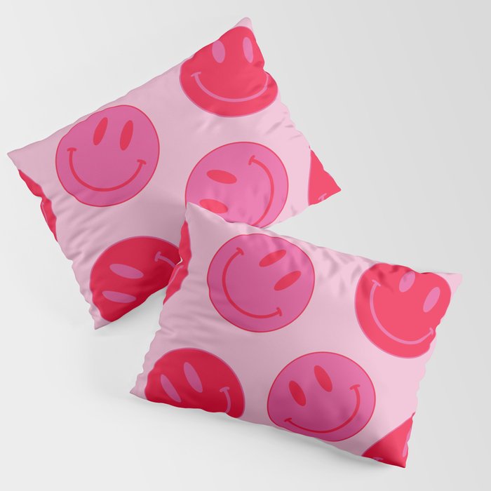 Bold Smiley Face Poster -  Aesthetic Art and Home Decor Pillow Sham Gallery Image 3