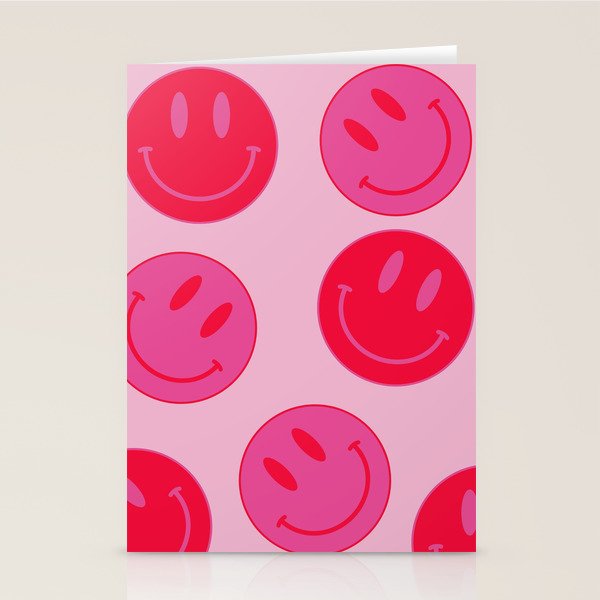 Bold Smiley Face Poster -  Aesthetic Art and Home Decor Stationery Card Gallery Image 2