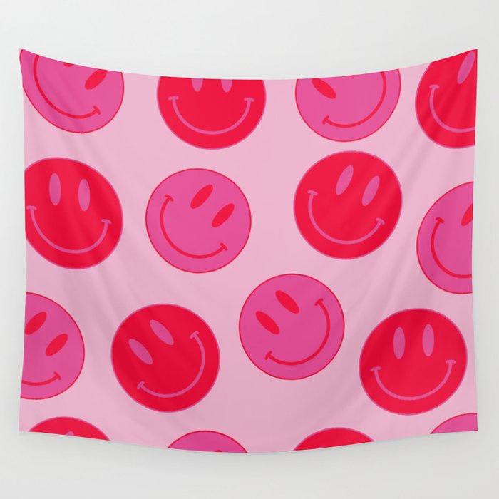 Bold Smiley Face Poster -  Aesthetic Art and Home Decor Wall Tapestry Gallery Image 4
