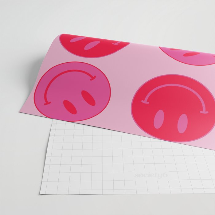 Bold Smiley Face Poster -  Aesthetic Art and Home Decor Wrapping Paper Gallery Image 2