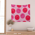 Bold Smiley Face Poster -  Aesthetic Art and Home Decor Wall Tapestry Gallery Image 2