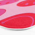 Bold Smiley Face Poster -  Aesthetic Art and Home Decor Bath Mat Gallery Image 3