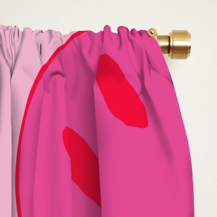 Bold Smiley Face Poster -  Aesthetic Art and Home Decor Window Curtain Gallery Image 2