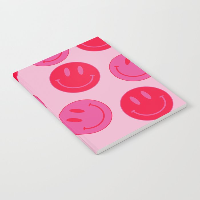Bold Smiley Face Poster - Aesthetic Art And Home Decor Notebook