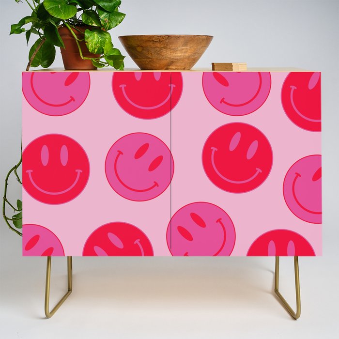Bold Smiley Face Poster -  Aesthetic Art and Home Decor Credenza Gallery Image 1