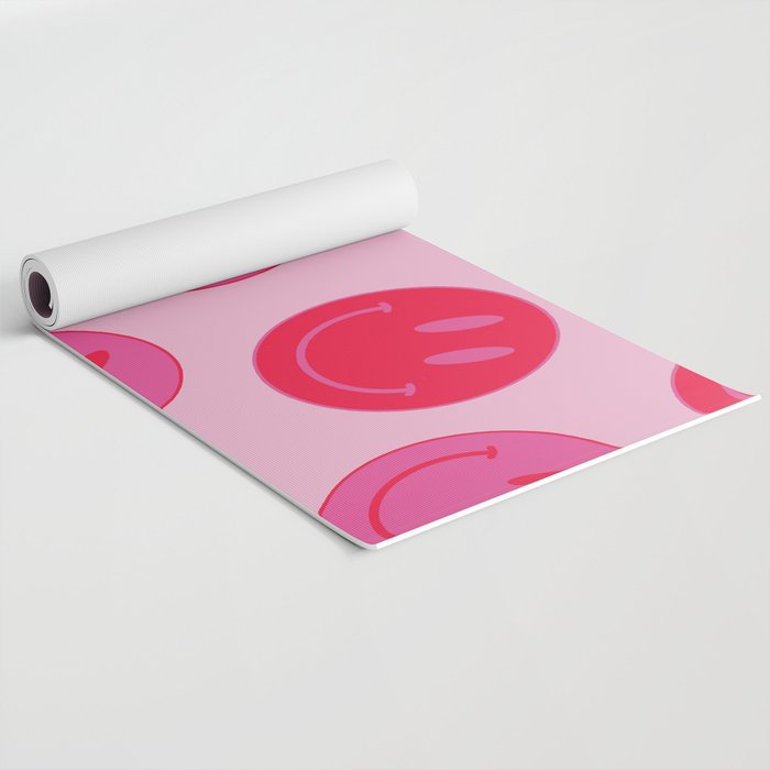 Bold Smiley Face Poster -  Aesthetic Art and Home Decor Yoga Mat Gallery Image 2