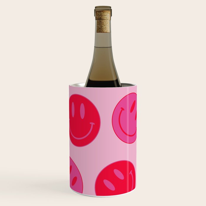 Bold Smiley Face Poster -  Aesthetic Art and Home Decor Wine Chiller Gallery Image 2