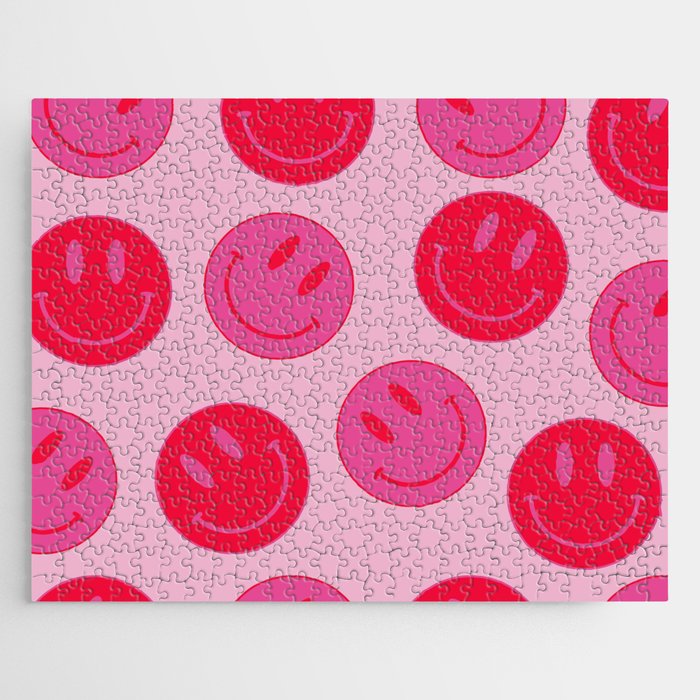 Bold Smiley Face Poster -  Aesthetic Art and Home Decor Jigsaw Puzzle Gallery Image 1