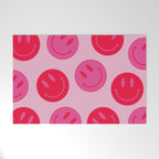 Bold Smiley Face Poster -  Aesthetic Art and Home Decor Welcome Mat Gallery Image 1