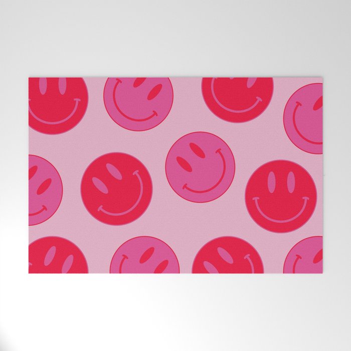 Bold Smiley Face Poster -  Aesthetic Art and Home Decor Welcome Mat Gallery Image 1