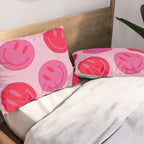 Bold Smiley Face Poster -  Aesthetic Art and Home Decor Pillow Sham Gallery Image 2