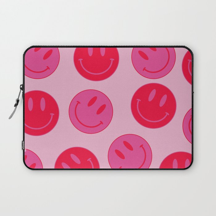 Bold Smiley Face Poster -  Aesthetic Art and Home Decor Laptop Sleeve Gallery Image 1