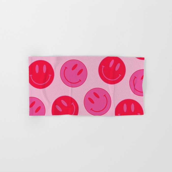 Bold Smiley Face Poster -  Aesthetic Art and Home Decor Bath Towel Gallery Image 1