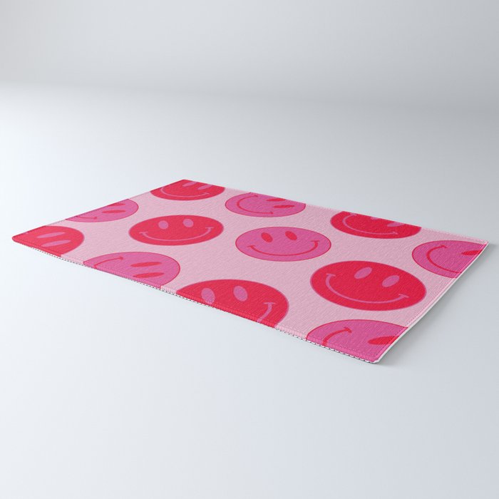 Bold Smiley Face Poster -  Aesthetic Art and Home Decor Rug Gallery Image 3