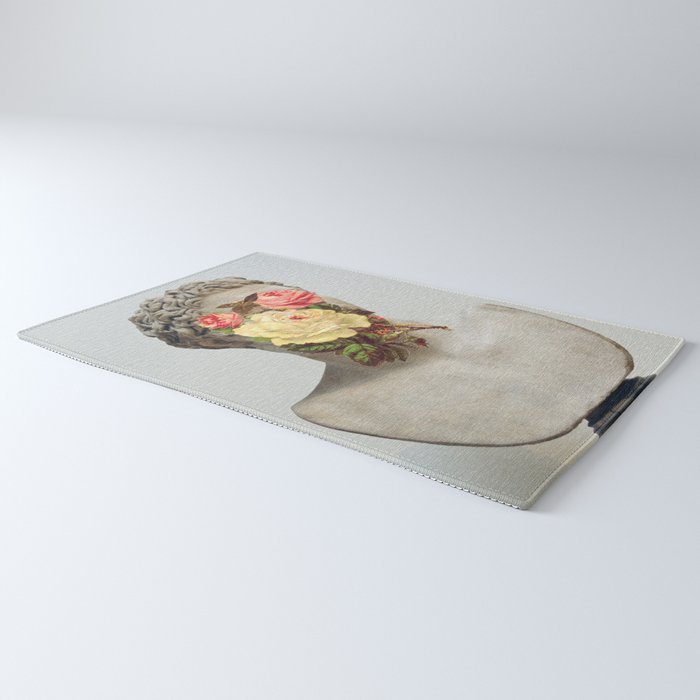 Bust With Flowers Rug Gallery Image 3