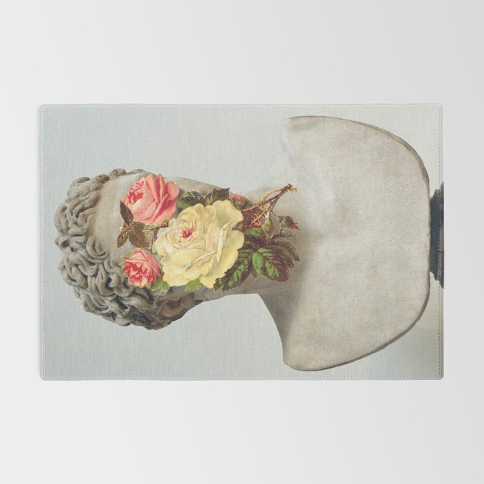 Bust With Flowers Rug Gallery Image 2