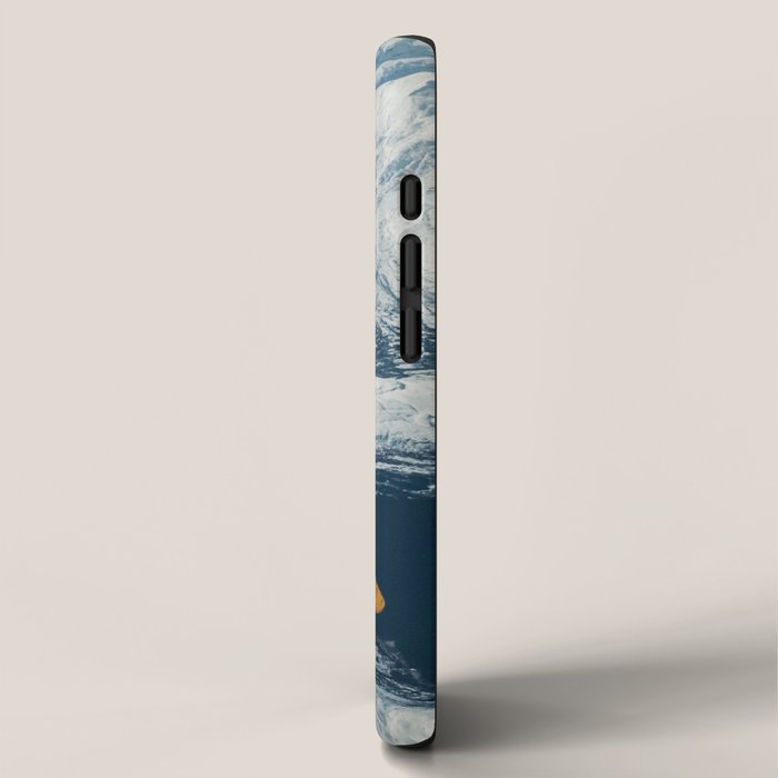 Spraying snow on the mountains iPhone Case Gallery Image 2