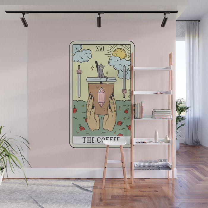 COFFEE READING UPDATED (LIGHT) Wall Mural Gallery Image 1