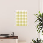 Clovers XIX Chartreuse Botanical Pattern Poster Gallery Image 2
