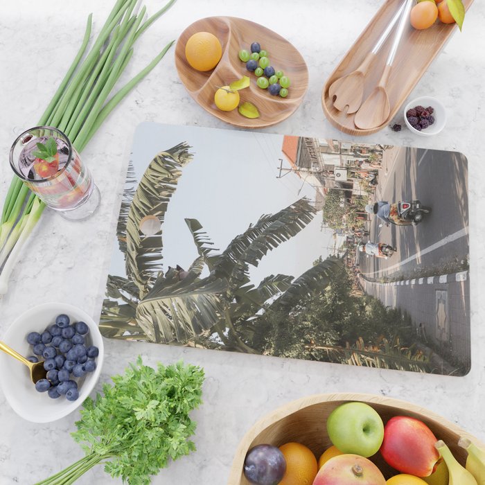 Tropical Road On Bali Island Art Print | Summer Holiday Photo | Digital Indonesia Travel Photography Cutting Board Gallery Image 2