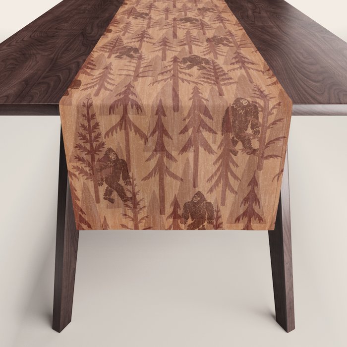 Subtle Sasquatch - Rust Table Runner Gallery Image 1