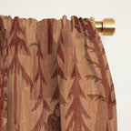 Subtle Sasquatch - Rust Window Curtain Gallery Image 2