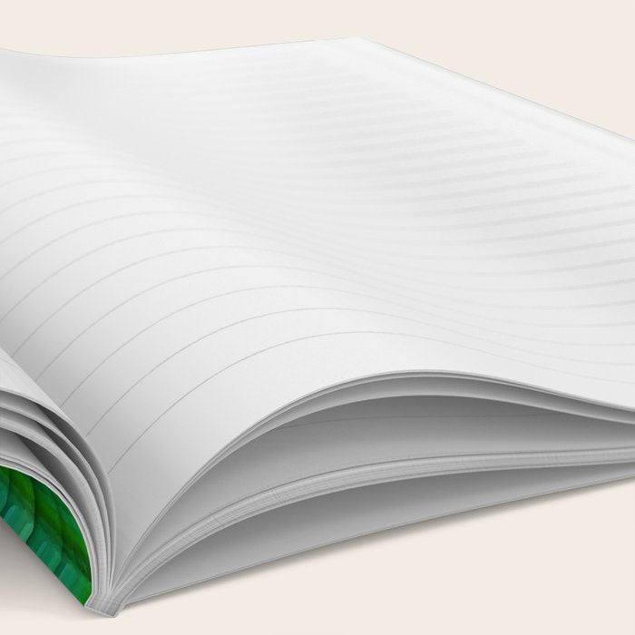 Palm leaf jungle Bali banana palm frond greens Notebook Gallery Image 2