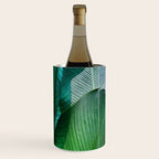 Palm leaf jungle Bali banana palm frond greens Wine Chiller Gallery Image 3