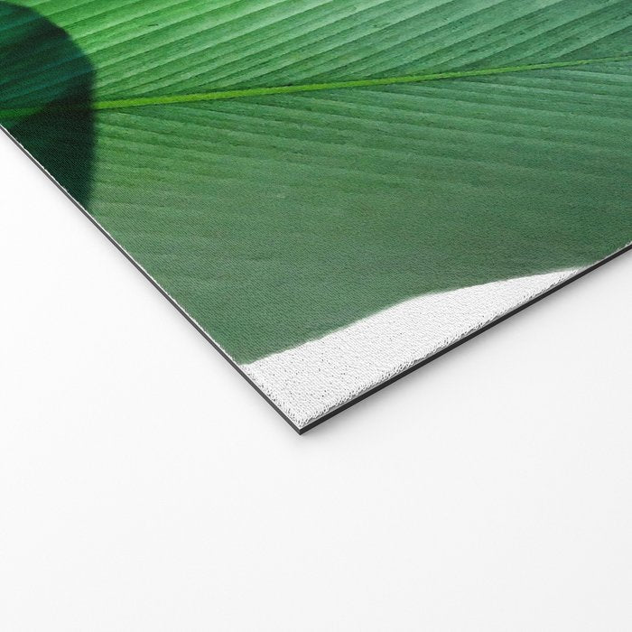Palm leaf jungle Bali banana palm frond greens Welcome Mat Gallery Image 2