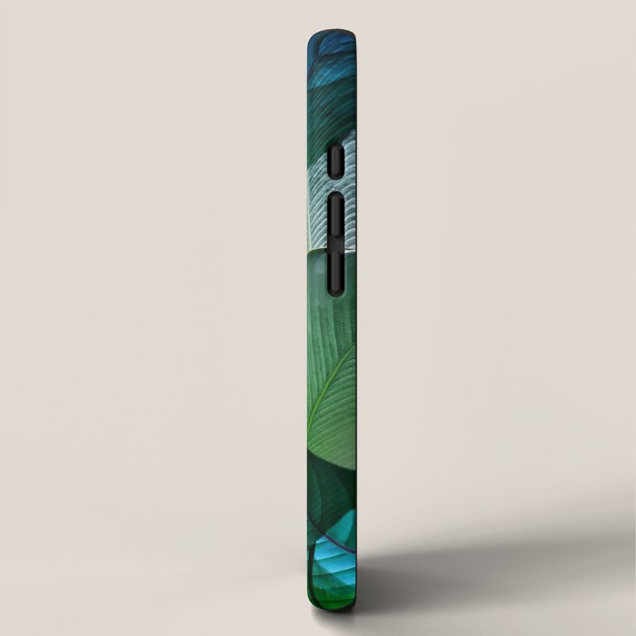 Palm leaf jungle Bali banana palm frond greens iPhone Case Gallery Image 2