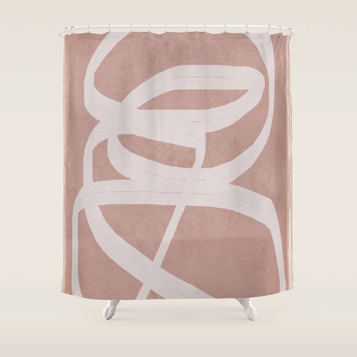 Abstract Flow III Shower Curtain Gallery Image 1