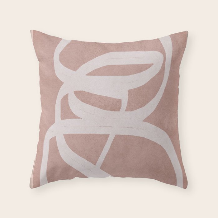Abstract Flow III Throw Pillow Gallery Image 1