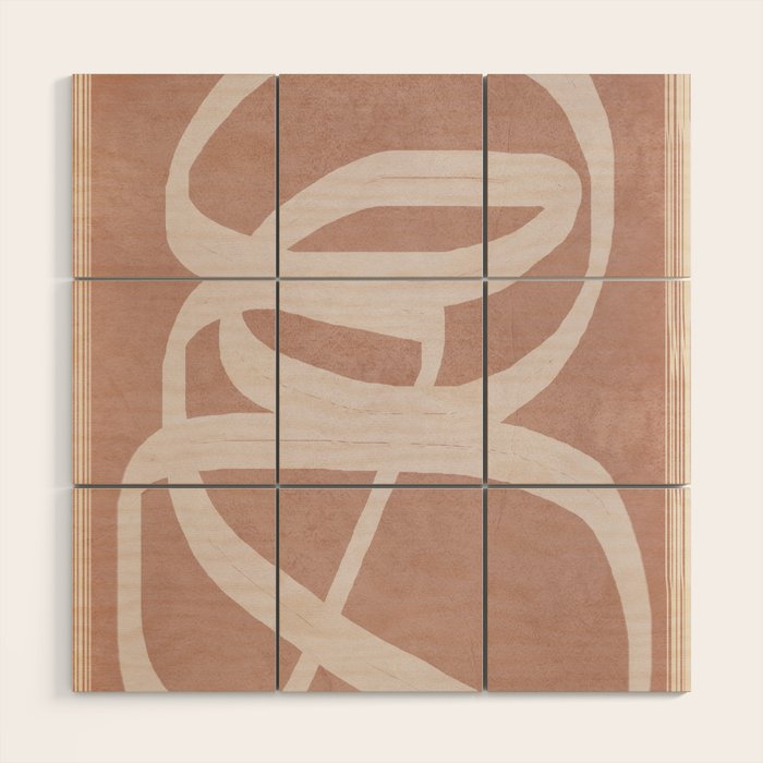 Abstract Flow III Wood Wall Art Gallery Image 1