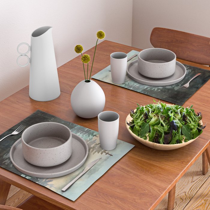 Pine Trees Placemat Gallery Image 2