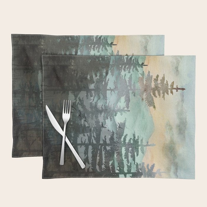 Pine Trees Placemat Gallery Image 1