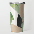 Abstract Art Tropical Leaves 3 Travel Mug Gallery Image 2
